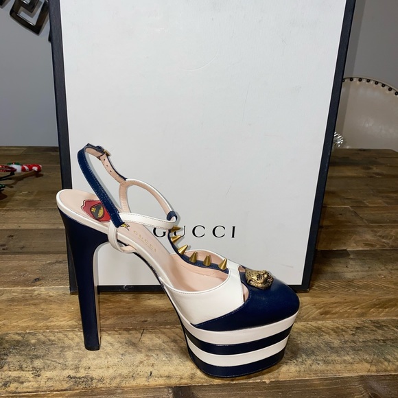Gucci Shoes - Gucci Angel Platform Spiked Sandals